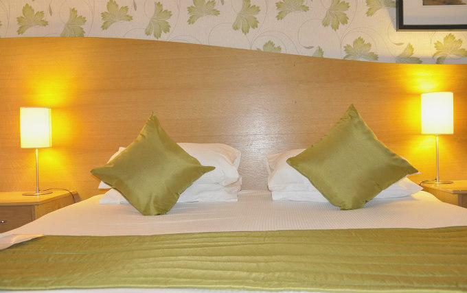 A typical double room at Kensington Court Hotel