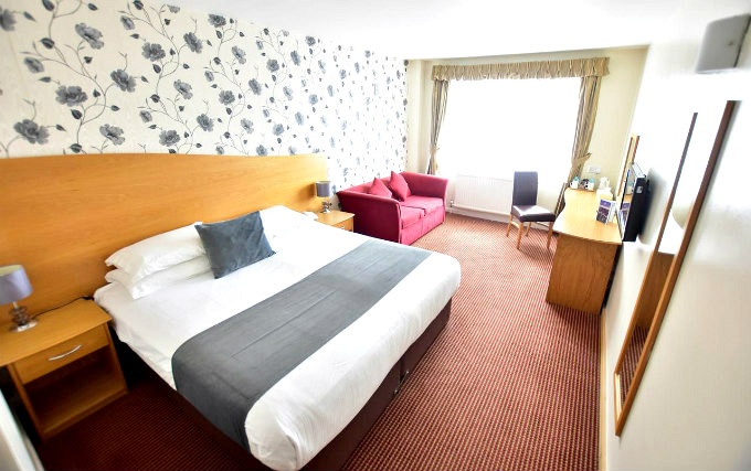 A double room at Kensington Court Hotel