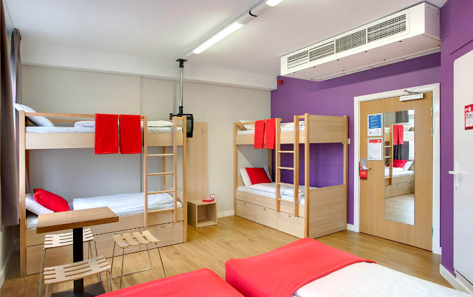 Dome room at Meininger Hostel London