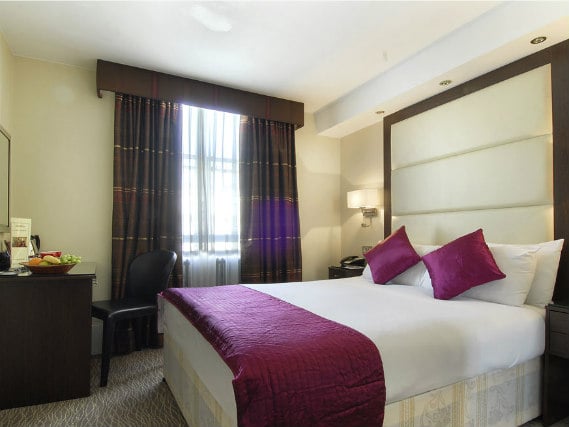 Get a good night's sleep in your comfortable room at Grand Royale London Hyde Park