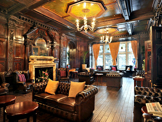 Relax in the lounge at Grand Royale London Hyde Park