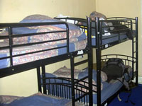 Dormitory room at Bluesky Hostel
