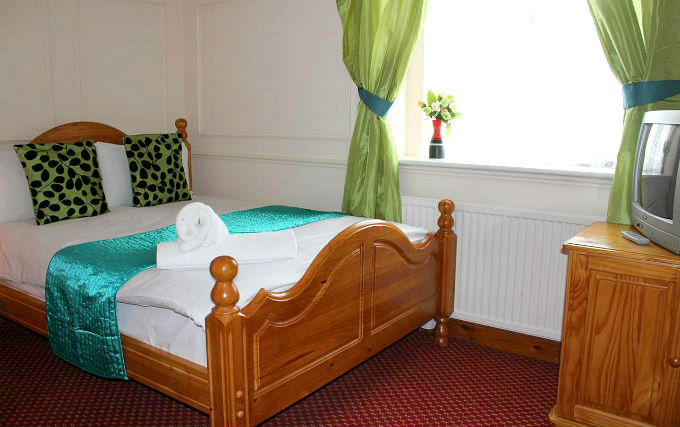 A comfortable double room at The Bushel and Sack Hotel
