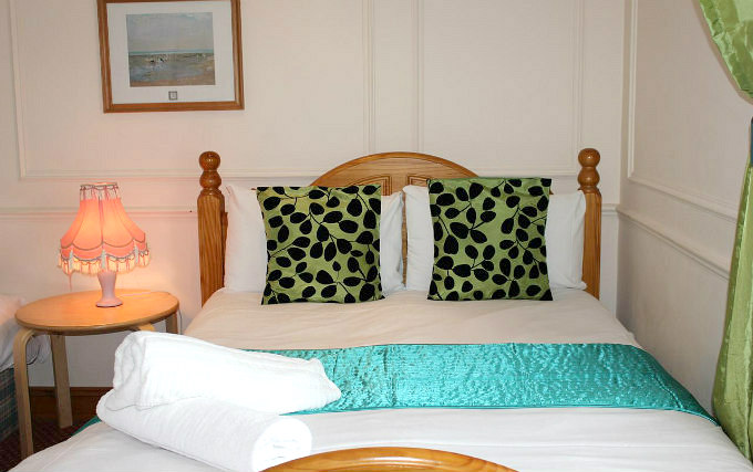 A typical double room at The Bushel and Sack Hotel