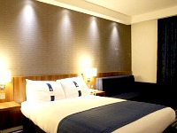 A double room at Holiday Inn Express London Stratford
