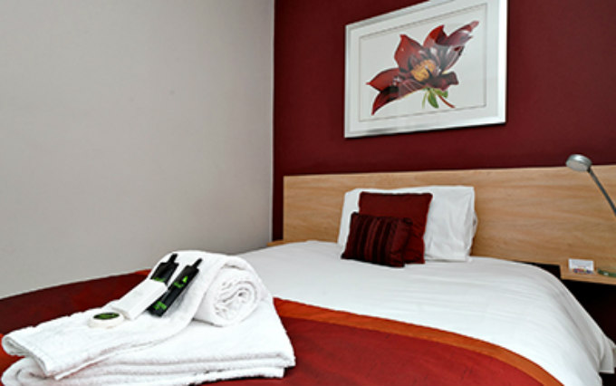 A typical double room at Imago at Burleigh Court