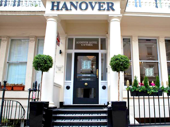 L'esterno dell'Hanover Hotel London