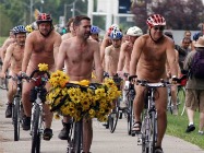 World Naked Bike Ride at Regents Park