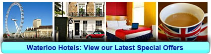 Waterloo Hotels: Book from only £13.06 per person!