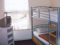 A shared room at the Westfield Hostel
