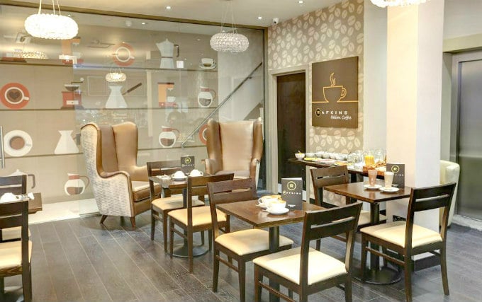 Sit with friends and plan your day in the Breakfast room