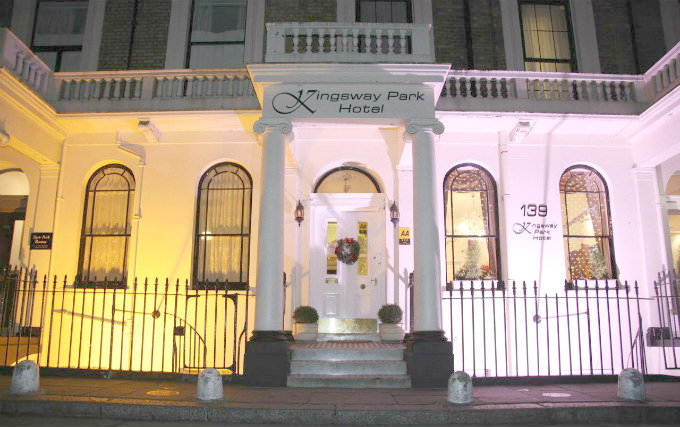 The exterior of Kingsway Park Hotel