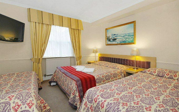 Quad room at Kingsway Park Hotel