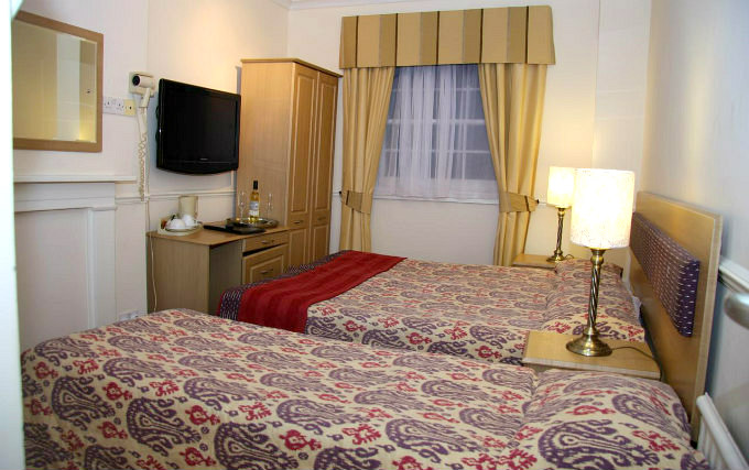 Triple room at Kingsway Park Hotel