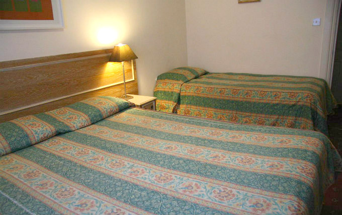 A typical triple room at Kingsway Park Hotel