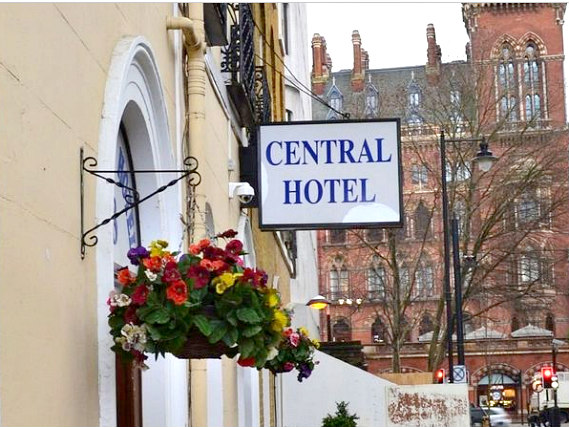 An exterior view of Central Hotel London