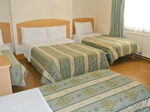 Ein Doppelzimmer im European Hotel