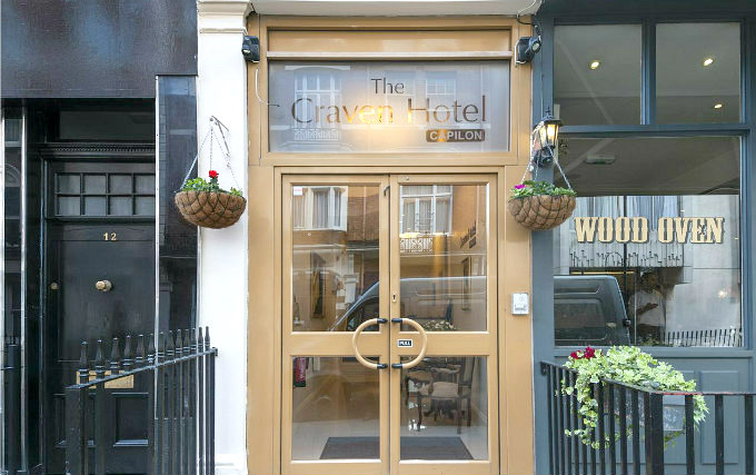 An exterior view of Crownwall Hotel