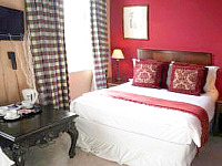 A typical double room at the Ambassador Heathrow Hotel
