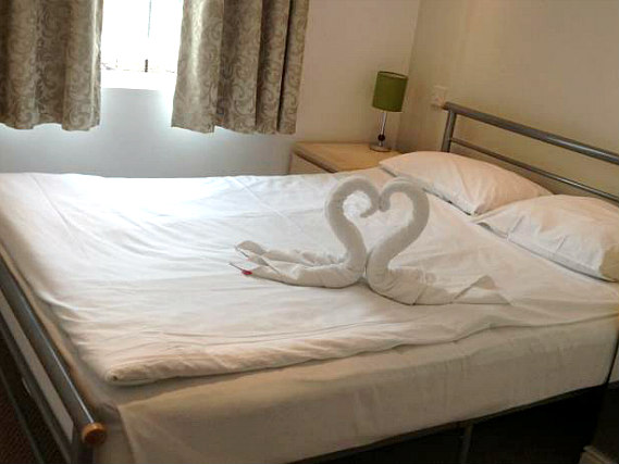Ein Doppelzimmer im Royal Hyde Park Hotel