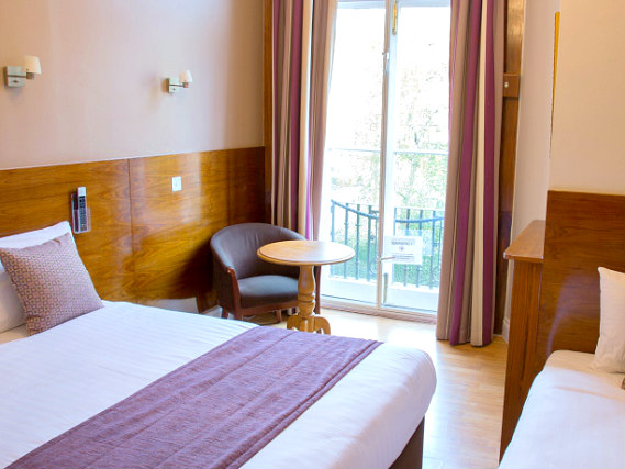 Triple rooms at Garden View Hotel are the ideal choice for groups of friends or families