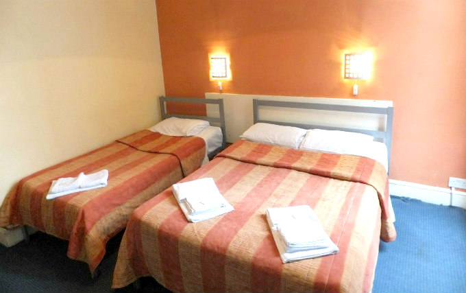 A typical triple room at The Gresham Hotel