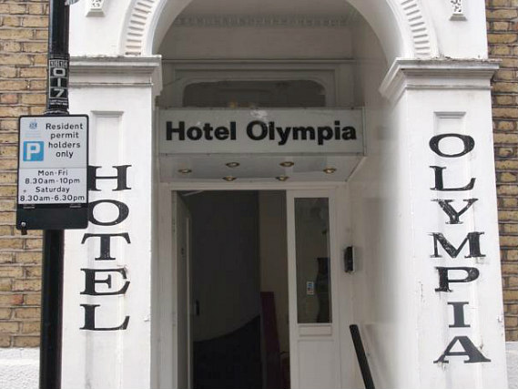 Hotel Olympia, Außenansicht