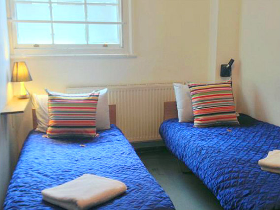 A twin room at Journeys Kings Cross is perfect for two guests