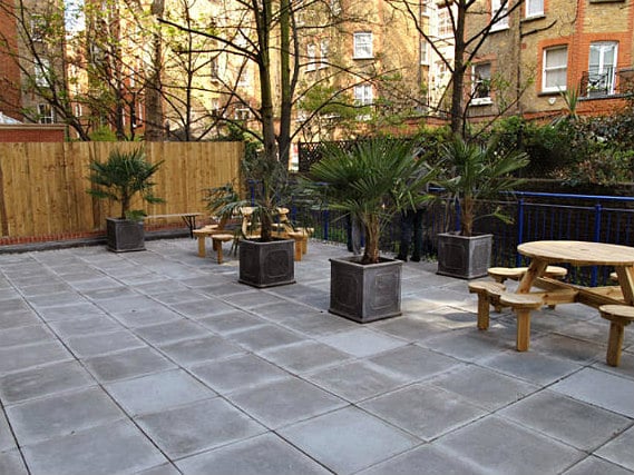 Garden areas at Park House Residence