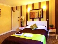 A typical double ensuite room at Hotel 261