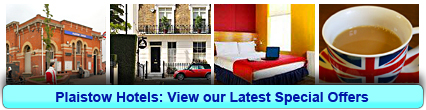 Plaistow Hotels: Book from only £19.00 per person!