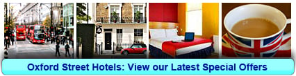 Hotels in Oxford Street: Buchen Sie von nur £75.00 pro Person!