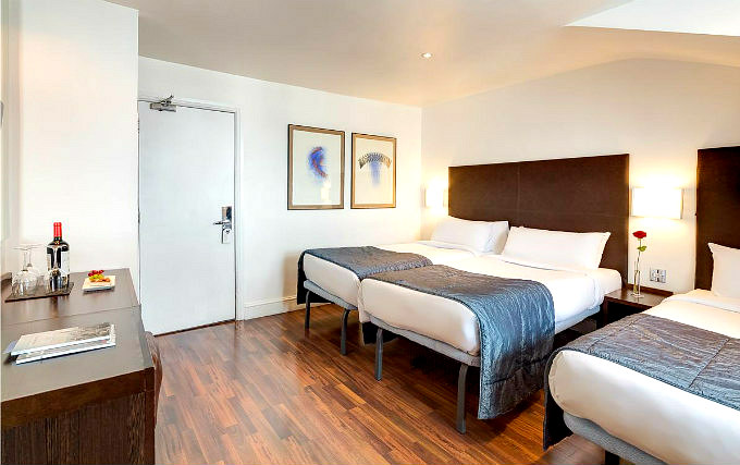 Quad rooms are great for friends and family sharing