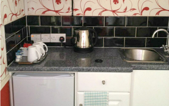 kitchen at Hadleigh Hotel