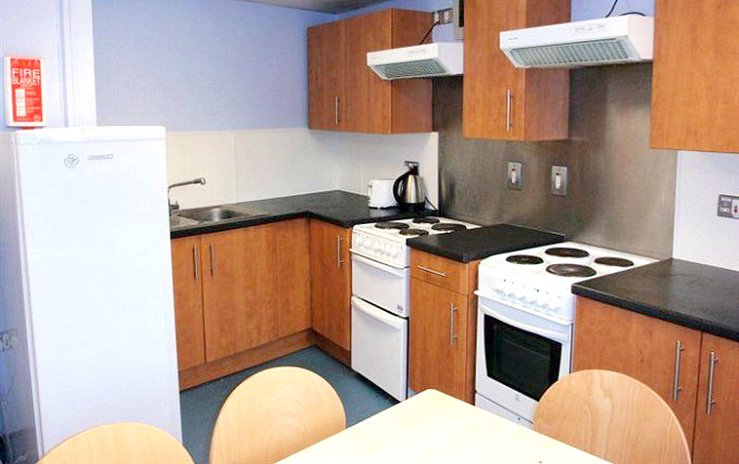 kitchen at Ifor Evans Hall
