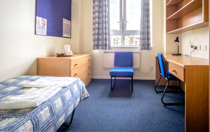 A single room at Bankside Quality Rooms