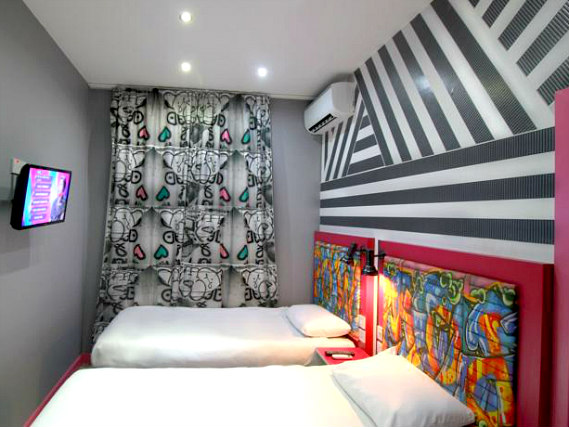 Ein Doppelzimmer im Peckham Lodge