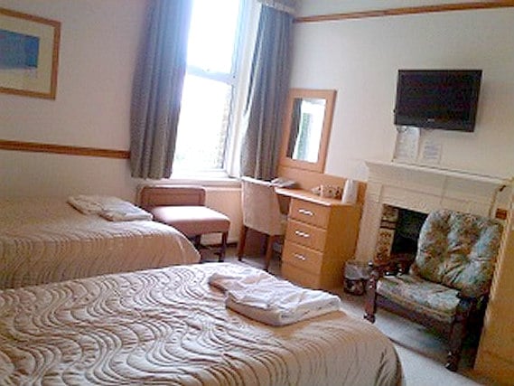 Enjoy a hot drink thanks to the tea/coffee making facilities in your room