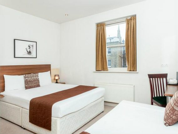 Triple rooms at Avni Kensington Hotel are the ideal choice for groups of friends or families