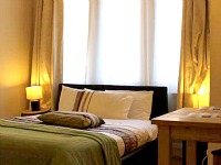 A typical double studio at Palace Court Holiday Apartments