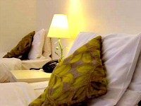 A typical twin studio at Palace Court Holiday Apartments