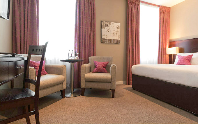 A double room at Berjaya Eden Park Hotel