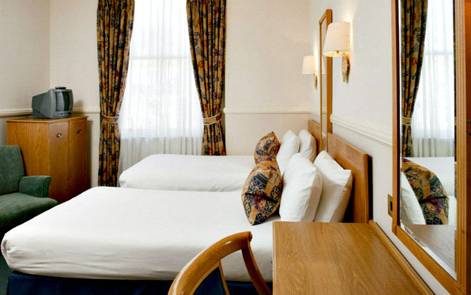 A twin room at Berjaya Eden Park Hotel