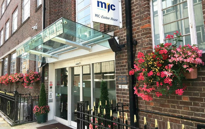An exterior view of MIC Hotel London