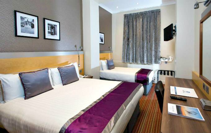 Triple rooms are great for friends and family sharing