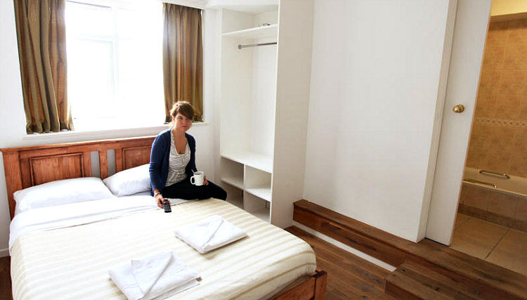 Get a good night's sleep in your comfortable room at Hillspring Lodge