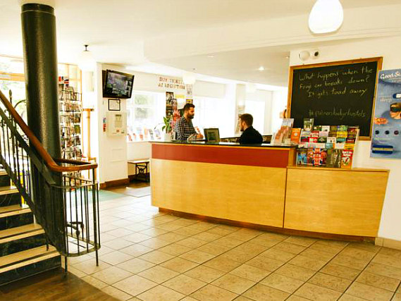 The hallway at Hillspring Lodge