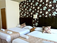 Quad rooms will accommodate families