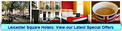 Leicester Square Hotels: Book from only £13.06 per person!