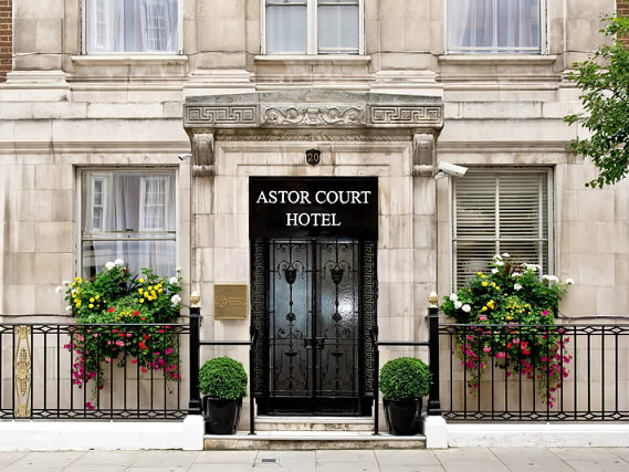 The exterior of Astor Court Hotel